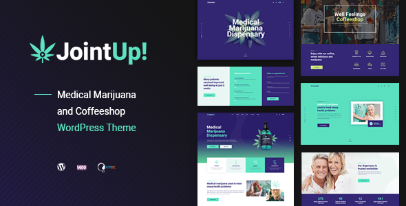 JointUp-医用大麻和咖啡店WordPress主题