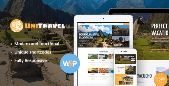 UniTravel |旅行社和旅游局WordPress主题