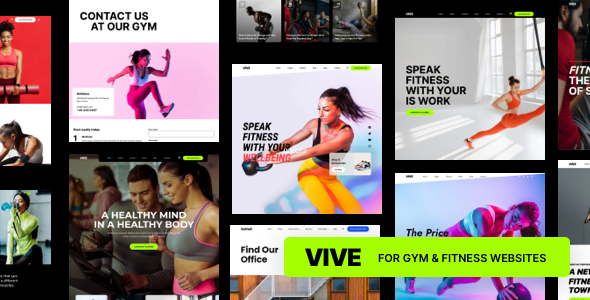 Vive |健身健身房WordPress