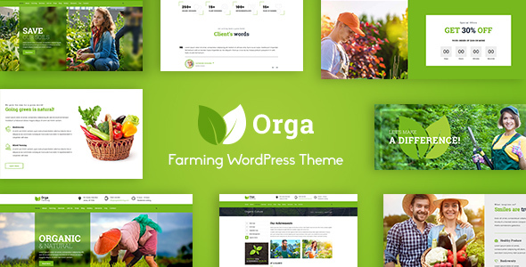 Orga-有机农场和农业WordPress