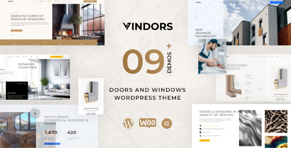 Vindors-门窗公司WordPress主题