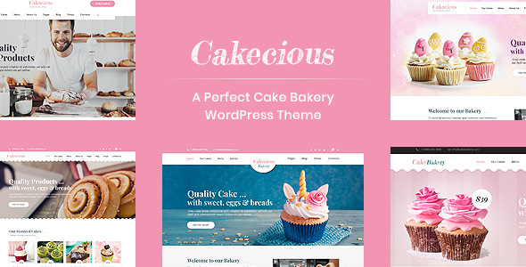 Cakecious-蛋糕烘焙食品WordPress主题