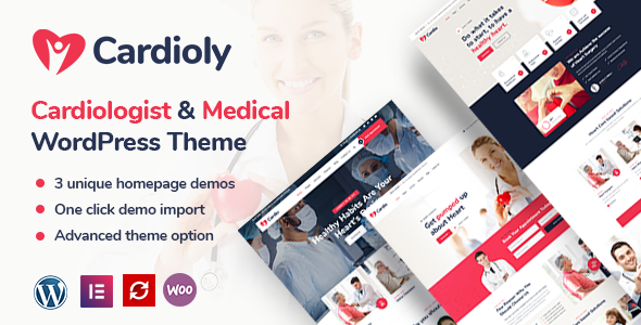 Cardioly-心脏病学家和医学WordPress主题