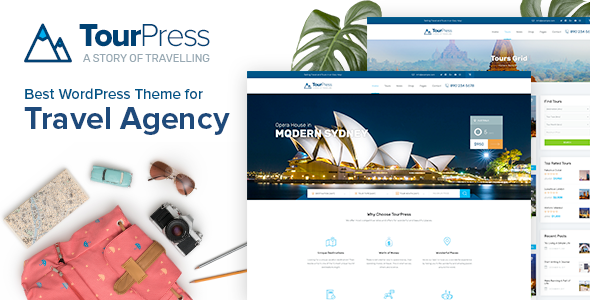 TourPress-旅游预订WordPress主题