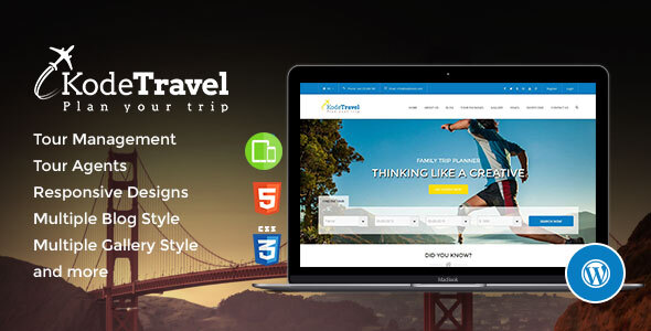 KodeTravel-旅游WordPress主题