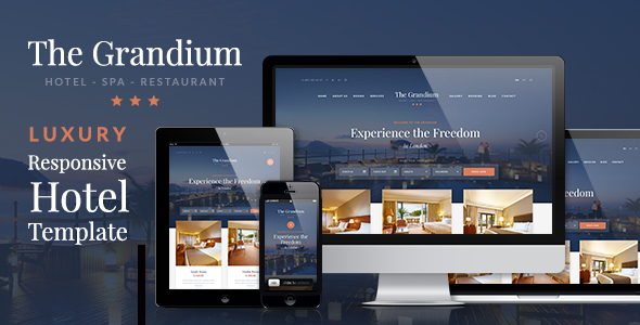 Grandium-酒店预订WordPress主题