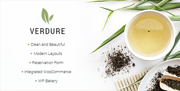 Verdure-有机茶店WordPress主题
