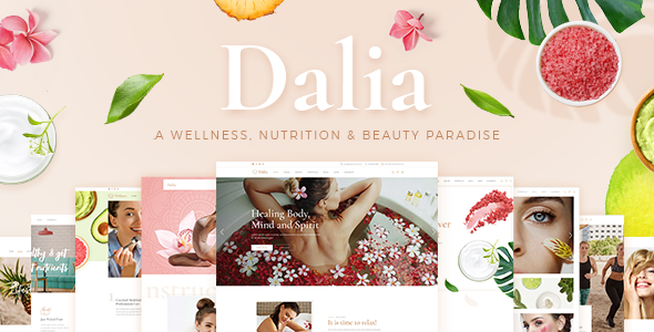 Dalia-现代健康与化妆品WordPress主题