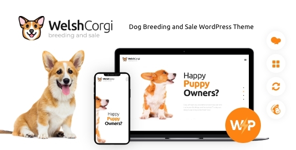 威尔士柯基犬|狗繁殖和销售WordPress主题