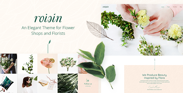 Roisin-花店和花店WordPress主题