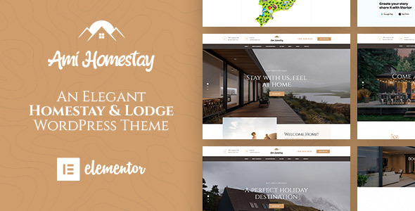 Ami Homestay-酒店预订WordPress主题