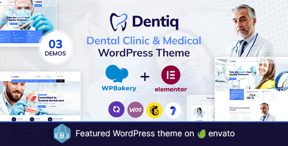 Dentiq-牙科和医疗WordPress主题