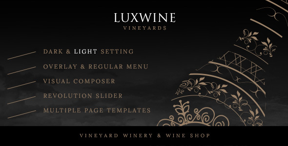 Luxwine-葡萄酒WordPress主题