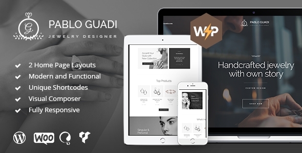 Pablo Guadi-手工珠宝和网上商店WordPress主题