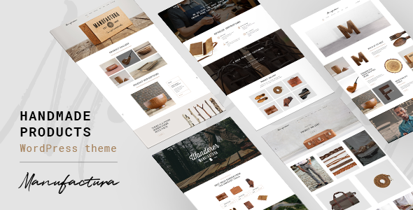 Manufactura-手工工艺品，艺术家，艺术家WordPress主题