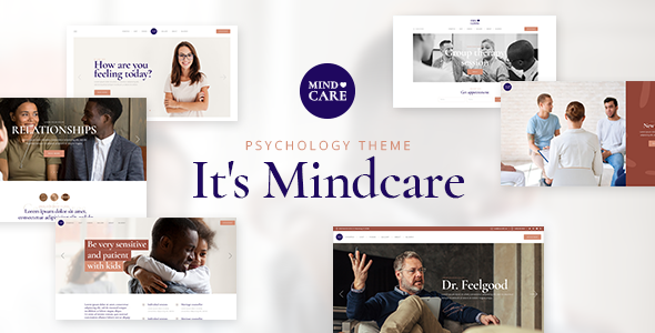 MindCare-心理学和咨询WordPress主题