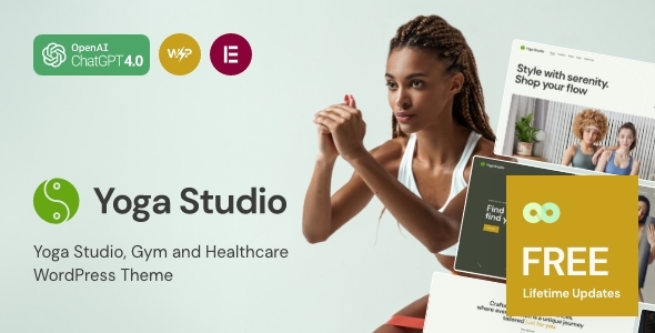 YogaStudio-健身房和保健主题