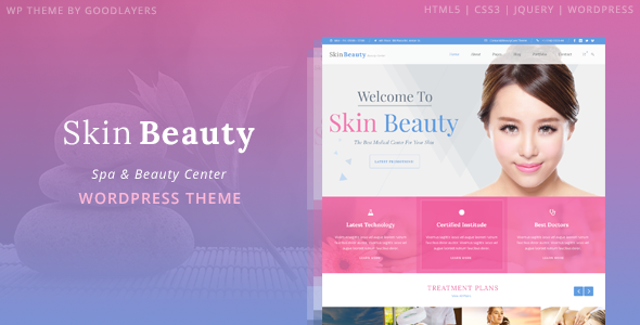 皮肤美容-水疗WordPress