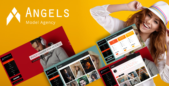 Angel-时尚模特经纪公司WordPress CMS主题