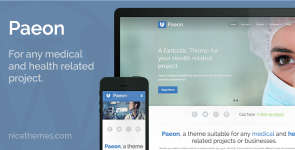 Paeon-医学WordPress主题