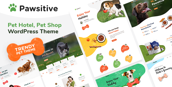 Pawpositive-宠物护理和商店WordPress主题