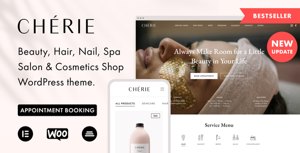 Chérie-美容院水疗WordPress