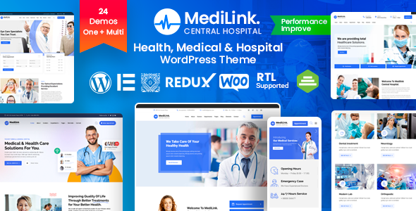 Medilink-健康与医疗WordPress主题