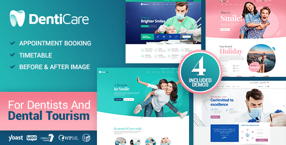 DentiCare-医疗与牙医WordPress主题
