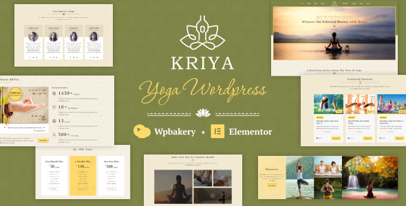 Kriya-瑜伽WordPress主题