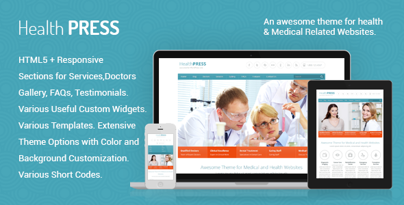 HealthPress-医学WordPress主题