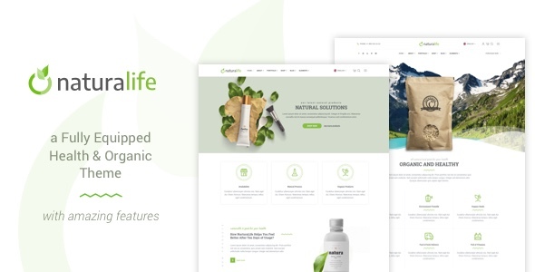 NaturalLife |健康与有机WordPress主题