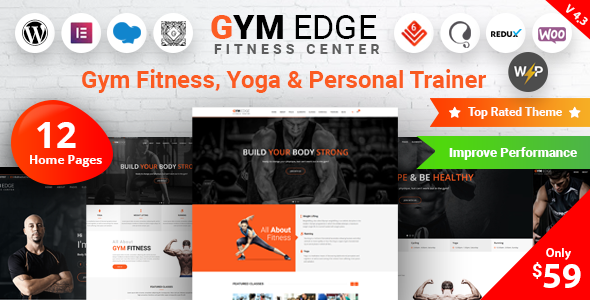 Gym Edge-健身WordPress主题