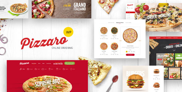 Pizzaro-快餐和餐厅WooCommerce主题