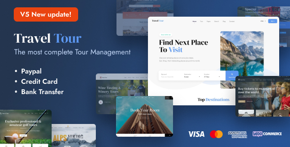 旅游-旅游预订WordPress