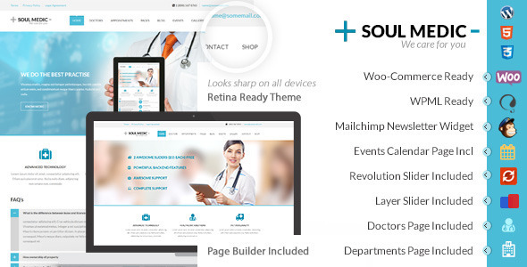 SoulMedic |医院和医生WordPress主题