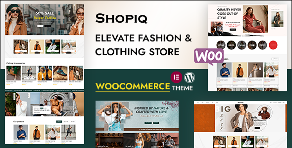 Shopiq-时尚商店WooCommerce WordPress主题