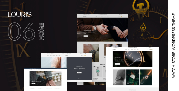 Louris–手表商店WordPress主题