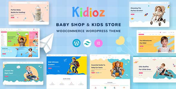 Kidioz-婴儿用品店和儿童用品店WooCommerce WordPress主题