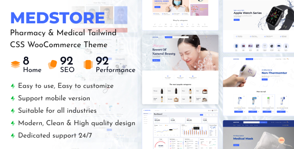 Medstore-响应式WooCommerce WordPress主题