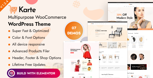 Karte-多用途WooCommerce WordPress主题