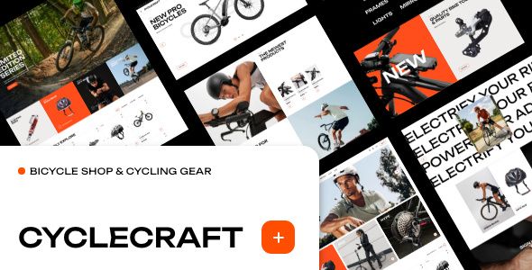 CycleCraft-自行车商店和自行车零件WordPress主题