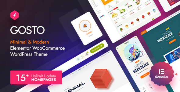 Gosto-多用途WooCommerce WordPress主题
