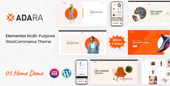 Adara-Elementor多用途WooCommerce主题