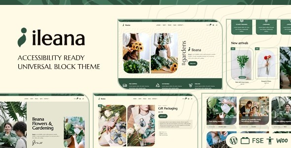 Ileana-本地商店完整网站编辑WordPress块主题
