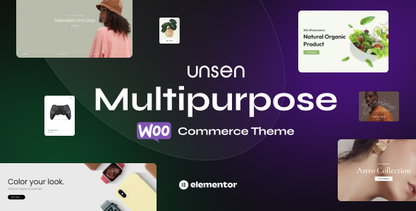 Unsen |商店和时尚精品店多用途WordPress主题