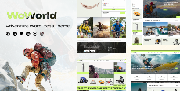 Woworld-徒步旅行和冒险WordPress主题