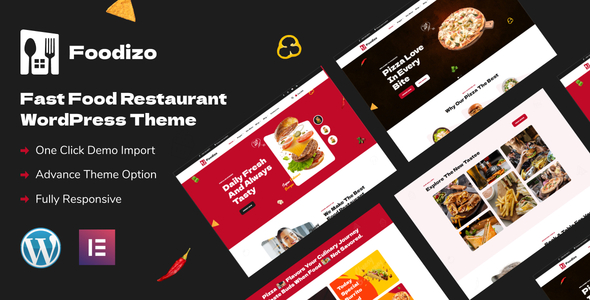 Foodizo-快餐餐厅WordPress主题