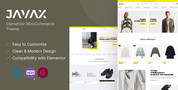 Javax-Elementor WooCommerce主题