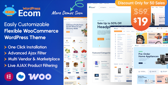 Ecom-多用途WooCommerce WordPress主题