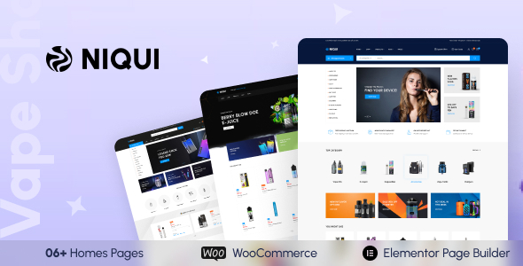 Niqui–电子烟商店WooCommerce WordPress主题